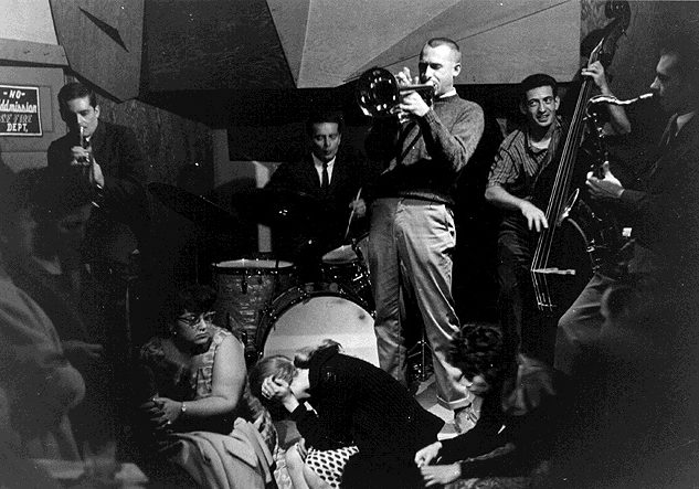 Frank Phipps on bass trumpet at The Cellar, 1959 Frank Phipps, on bass trumpet, at The Cellar, 1959 in San Francisco’s North Beach at 576 Green Street.