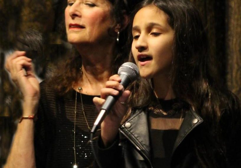 Gail Dobson and student Gail Dobson and student