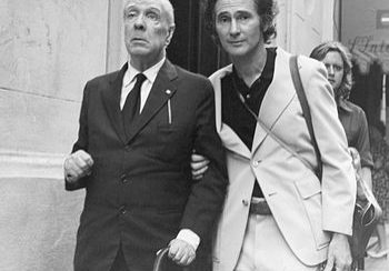 Willis Barnstone with Jorge Luis Borges