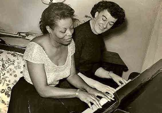 marian mcpartland and mary lou williams Marian McPartland at the piano with Mary Lou Williams, "the lady who swings the band"!